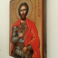 Икона на Свети Александър Невски icona sveti aleksandar nevski, снимка 3 - Икони - 15637951