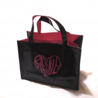 Нова дамска чанта за ръка черна с тъмно розово пакет, снимка 1 - Чанти - 37695795
