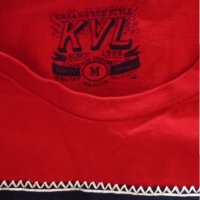Тениска в червено, снимка 2 - Тениски - 34415818