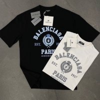 Мъжка Черна тениска  Balenciaga код Br-S122, снимка 1 - Тениски - 42489001