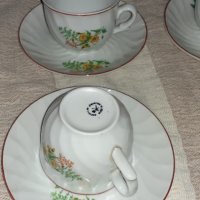 Български порцеланов сервиз за чай. Чаши 0.200мл, снимка 4 - Сервизи - 35642945