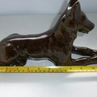 стара керамична  фигура  - куче, снимка 10 - Декорация за дома - 42642542