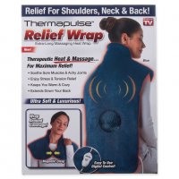 Термо масажор за врат, рамене и гръб Thermapulse Relief Wrap, снимка 2 - Масажори - 34327086
