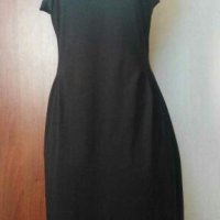 Черна рокля тип сукман, от памучно трико👗🍀M/L,L👗🍀арт.4192, снимка 3 - Рокли - 29946137