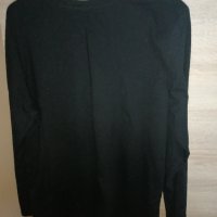 Oviesse черна блуза с камъни, снимка 3 - Блузи с дълъг ръкав и пуловери - 35333972