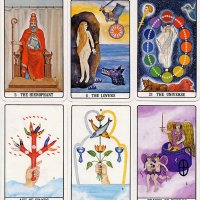 Уникални таро карти: Osho Zen Tarot & Thoth Tarot & Golden Dawn Tarot, снимка 14 - Карти за игра - 34166777