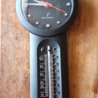 стенен часовник с термометър Хенкелс Henkels Германия, снимка 3 - Стенни часовници - 44251868