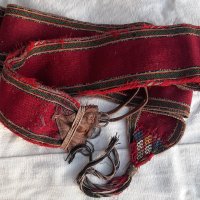 Османски тъкан колан 19в, башибозук, зейбек, снимка 1 - Антикварни и старинни предмети - 40738193