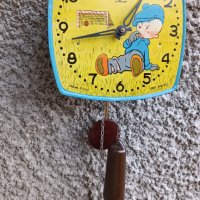 Стар стенен часовник - Маяк - детски - Сделано в СССР, снимка 5 - Антикварни и старинни предмети - 38780520