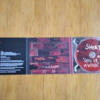 SWEET - GIVE US A WINK 15лв оригинален диск, снимка 4 - CD дискове - 29779514