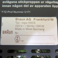 Braun Regie 450S, снимка 10 - Ресийвъри, усилватели, смесителни пултове - 29124961