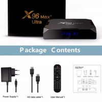 ТВ Бокс  TV Box X96 MAX+ ULTRA 32Gb S905X4 Android 11 Dual Band WiFi, снимка 3 - Плейъри, домашно кино, прожектори - 44254045