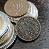 Монета - Австро-Унгария - 2 хелера | 1912г., снимка 4 - Нумизматика и бонистика - 34159301