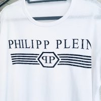Маркова тениска оригинал PHILIPP PLEIN, снимка 4 - Тениски - 42375186