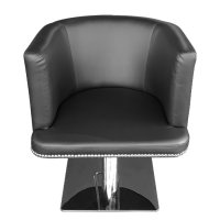 Фризьорски стол тип кресло М720, Черен, снимка 2 - Фризьорски столове - 31317948