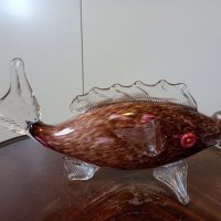 Риба от цветно стъкло Murano, снимка 1 - Декорация за дома - 34934238