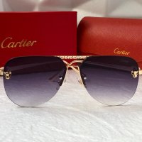 Cartier 2023 мъжки слънчеви очила авиатор унисекс дамски слънчеви очила, снимка 7 - Слънчеви и диоптрични очила - 42854105