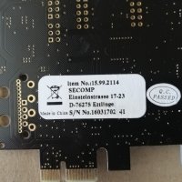 Roline PCI-Express Adapter Card, 1x Parallel ECP/EPP Port, снимка 8 - Други - 38285591