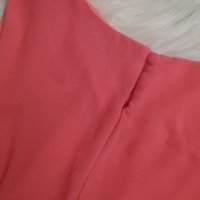 Розова рокля шифон с подплата свободен модел, снимка 6 - Рокли - 37895403