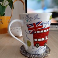 оригинална дизайнерска чаша Лондон, за кафе или чай, снимка 4 - Чаши - 42029879