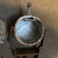 Стара миньорска лампа, снимка 14 - Други ценни предмети - 39279618