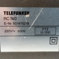Радиокасетофон Telefunken RC 740, снимка 4 - Радиокасетофони, транзистори - 30828239