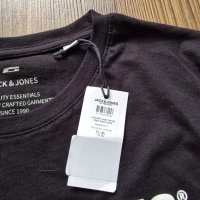 Страхотна мъжка тениска JACK & JONES размер  XL , нова с етикет , снимка 4 - Тениски - 40596255