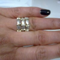 сребърни пръстени,2 броя, снимка 4 - Пръстени - 31286913