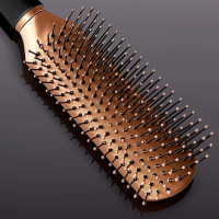 Антистатична четка за изправяне на коса със сешоар и за лесно разресване , снимка 4 - Аксесоари за коса - 44760912