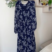Нова дълга елегантна нежна синя рокля феерична  XXL, снимка 2 - Рокли - 42247988