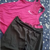NIKE dry fit комплект#екип от 3/4 панталон-потур и потник, снимка 7 - Спортни екипи - 34188341