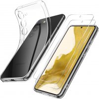 Нов калъф кейс гръб за телефон Samsung S23 Защита Самсунг + 2 броя протектори, снимка 4 - Калъфи, кейсове - 39954914