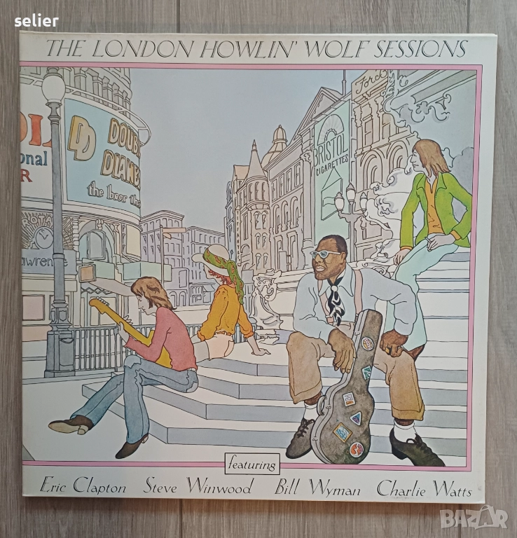 Howlin' Wolf ‎– The London Howlin' Wolf Sessions Издание 🇩🇪 GERMANY 1981г-GATEFOLD Стил:Louisiana , снимка 1