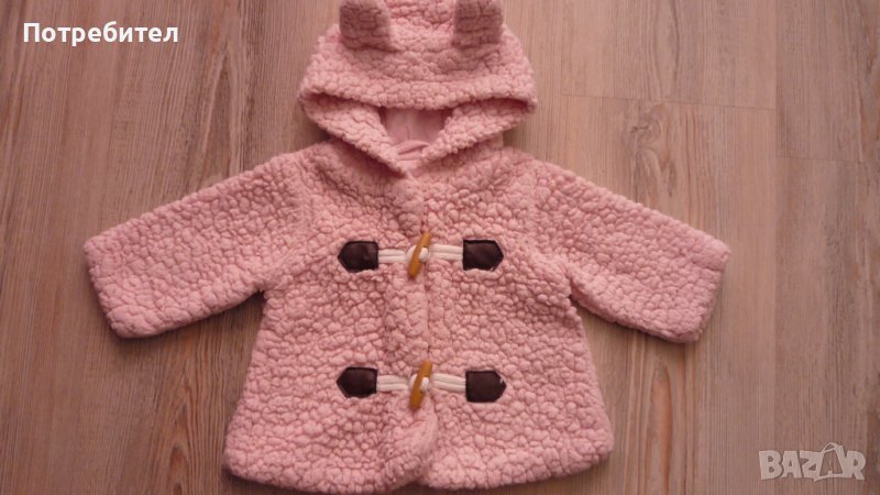 Бебешко палтенце за момиче 86/12-18 мес., снимка 1