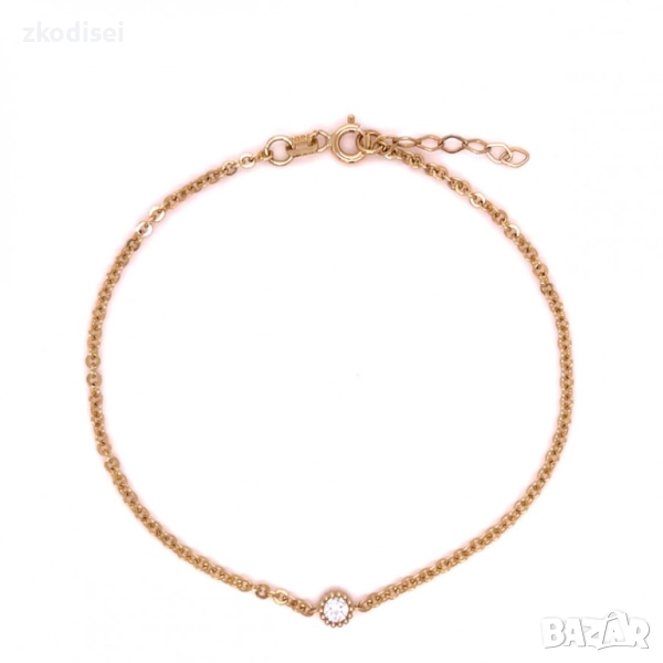 Златна дамска гривна 1,60гр. 19,5см. 14кр. проба:585 модел:33702-4, снимка 1