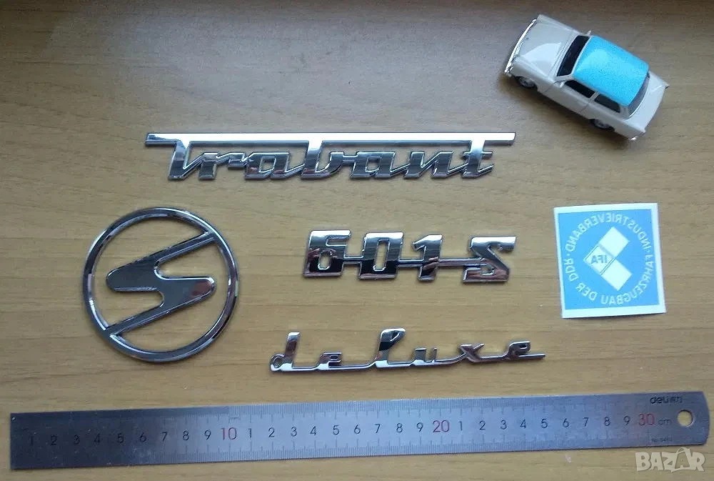 3D емблеми Trabant ABS хром DDR / GDR / ГДР, снимка 1
