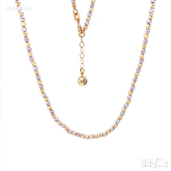 Златно колие 6,34гр. 46см. 14кр. проба:585 модел:20098-2, снимка 1