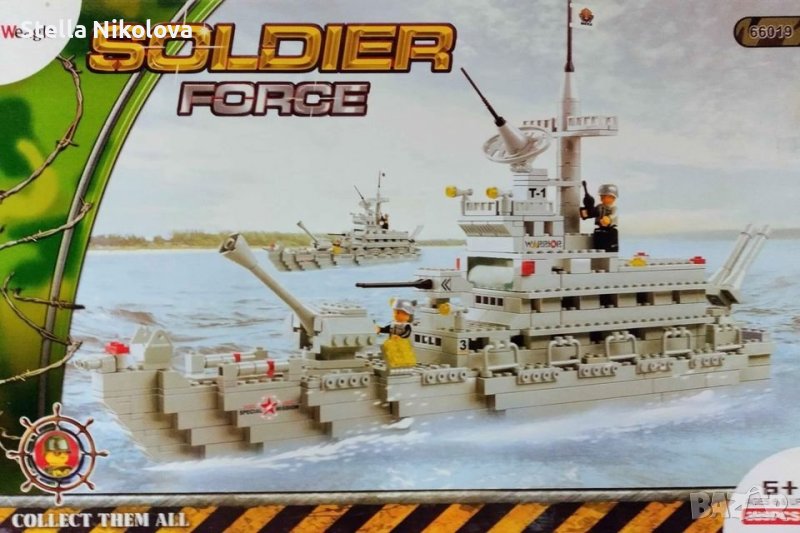 Конструктор "Военен кораб" с 389 части, снимка 1