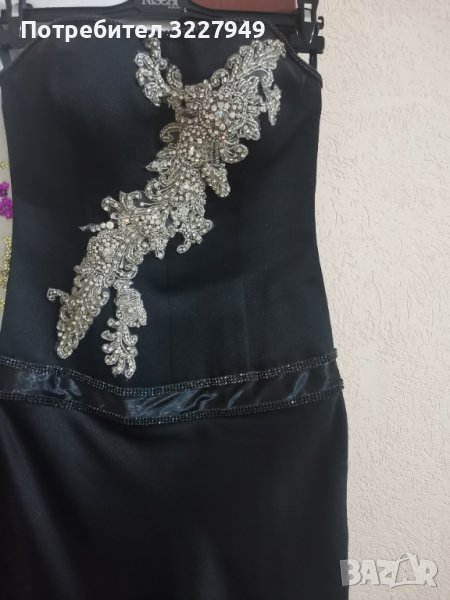 Дълга черна рокля, снимка 1