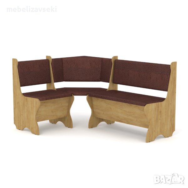 Нов! Кухненски ъгъл Компанит Кипър (дъб крафт златен), снимка 1