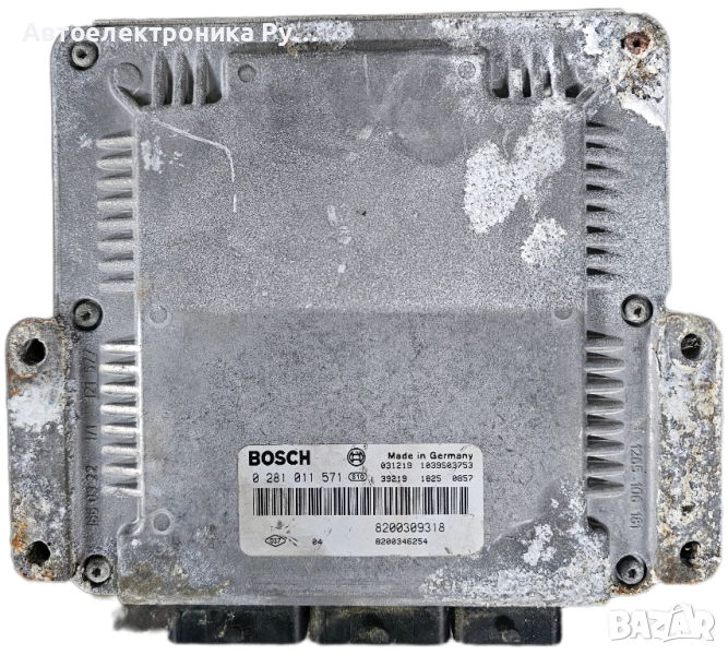 компютър RENAULT LAGUNA 2.2 DCI BOSCH, 0 281 011 571, 0281011571, 8200309318, 8200346254 , снимка 1