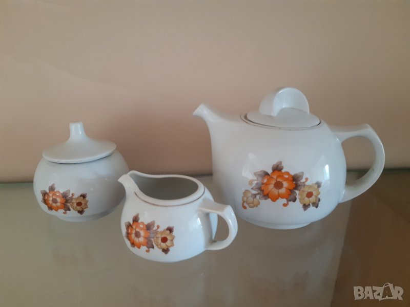 Български порцелан Разград, трио, снимка 1