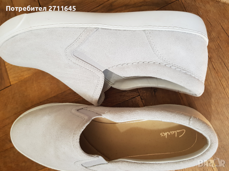 CLARKS дамски обувки, кожени, 39 номер, нови, снимка 1