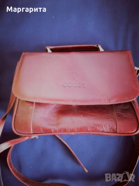 дамска чанта Joop! от естествена кожа, снимка 1