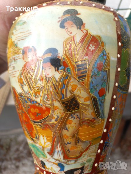 Японска порцеланова ваза Сатцума SATSUMA , снимка 1