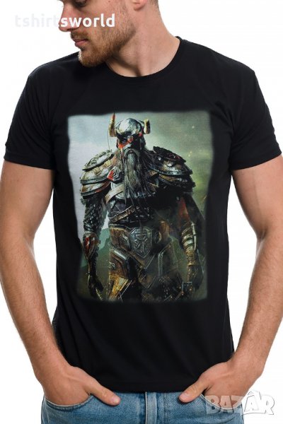 Нова мъжка тениска с дигитален печат на сериала Викинги, снимка 1