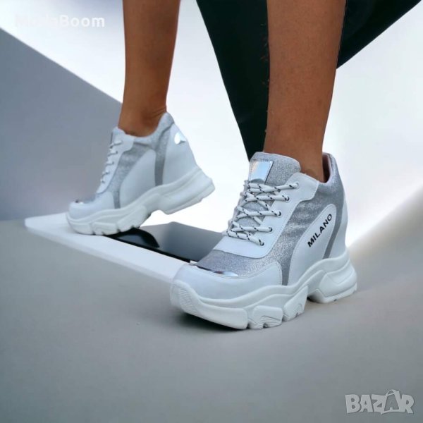 Стилни дамски кецове на платформа , снимка 1