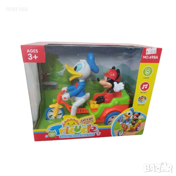 Музикална играчка Мики Маус и Доналд, Пътешествие с рикша Код: 9249, снимка 1