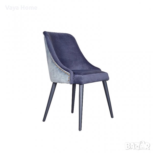 Трапезен стол, Azzurro, Син, снимка 1