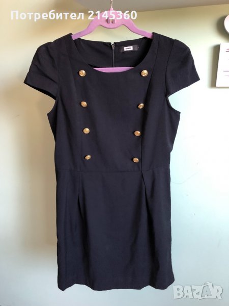 Стилна черна рокличка, снимка 1